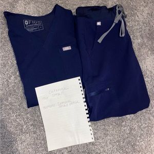 FIGS NAVY ZAMORA/CATARINA SET